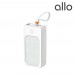 알로코리아 900L C타입 케이블 일체형 LED 랜턴 미니 보조배터리 9000mAh