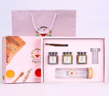 국내산 꽃차(소)+보틀 5종 선물세트 보틀풀칼라 제작포함