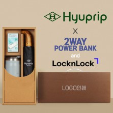 협립 3단 슈퍼 암막 고밀도 원목곡자 완전자동 우양산 +배터리+락앤락 메트로머그1P-세트