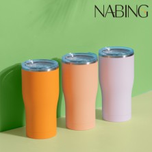 나빙 3가지 자연을 담은 노을빛 304 스텐 슬라이드캡 텀블러 600ml