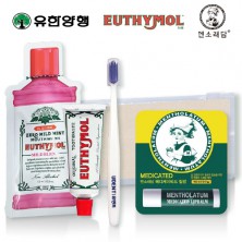유시몰 유덴트세트 5호(치약20g+알칫솔1개+가글15ml+멘소래담메디립밤)