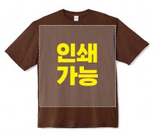 오버핏 라운드 티셔츠(17수)