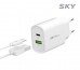 스카이 필 Q2 PD USB-PD 20W 듀얼 포트 고속충전기