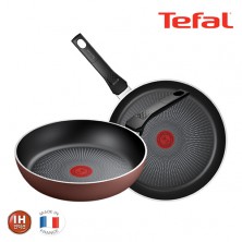 테팔 팬&냄비 PTFE IH 뉴 셰프터치 2종세트 (프라이팬 24cm + 28cm) (인덕션 가능)