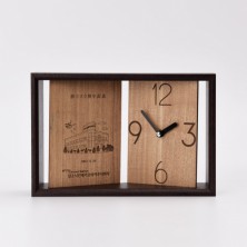 트윈 시계 JW-1615W(월넛)