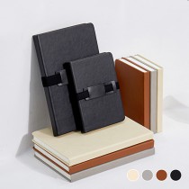 [MOCO] 타임리스 레더밴드 양장노트 S (109x153mm)