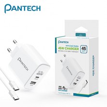 팬택 PD 45W 2포트 가정용 충전기 CtoC 케이블 포함 USR-H22-P45U2