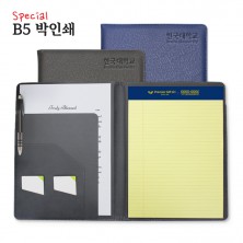 스페셜 리갈패드 B5 박인쇄 그레이, 블루