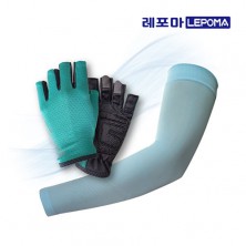 [레포마] 아미고 메쉬 반장갑 + 스노우 쿨토시 세트