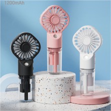 스프레이 선풍기1200mAh, 물분무 선풍기, 휴대용 선풍기 , 미니선풍기, 가습기 미스트