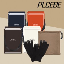 플씨드 글로우 시크 넥워머 + 무지 니트 터치 장갑 2종 세트