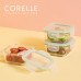 코렐_코디네이츠 브리즈 유리밀폐용기 정사각 3종