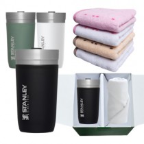 스탠리 고 진공 텀블러 블랙 영신타올 오마샤리프 하모니 선물세트