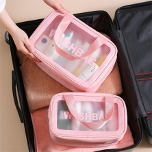 사은품 여행 파우치 대용량 세면백 화장품 수납 가방 인쇄 k38